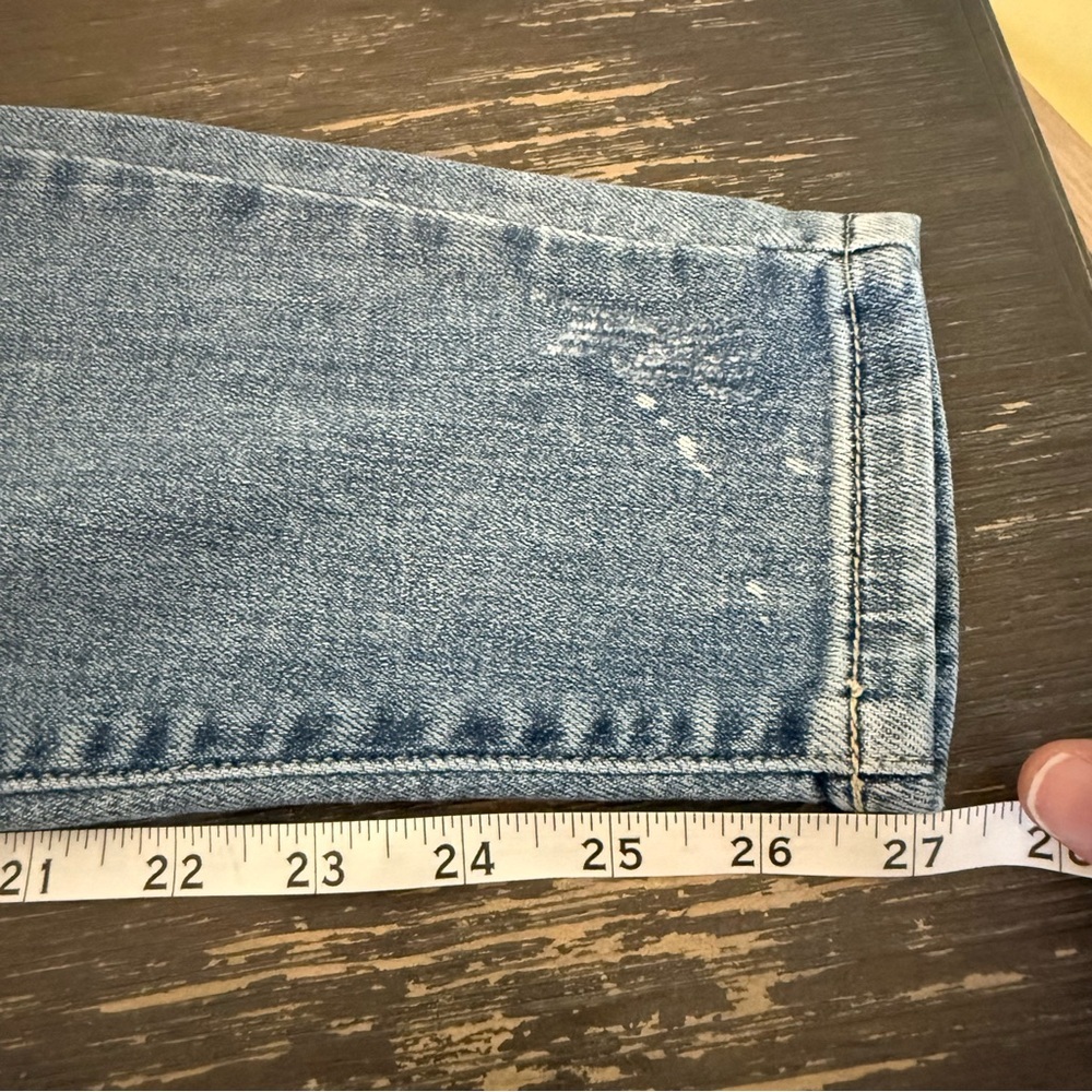 Judy Blue Distressed Light Blue Skinny Fit High Rise Jeans Size 7/28 - Picture 8 of 10